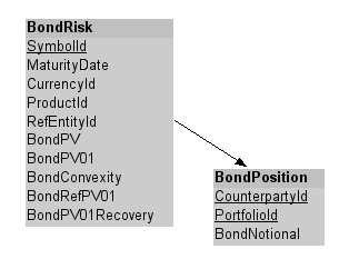 Bond risk data model